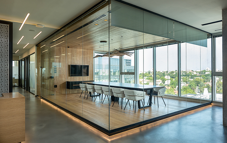 Vibia Rhythm Horizontal Colgante - Regus Business Centre, Tel Aviv