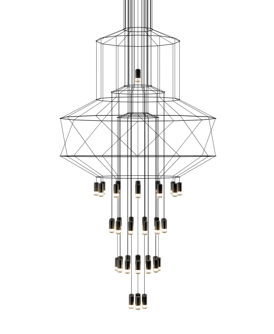 Vibia The Edit - Iconic Chandeliers - Wireflow Chandelier