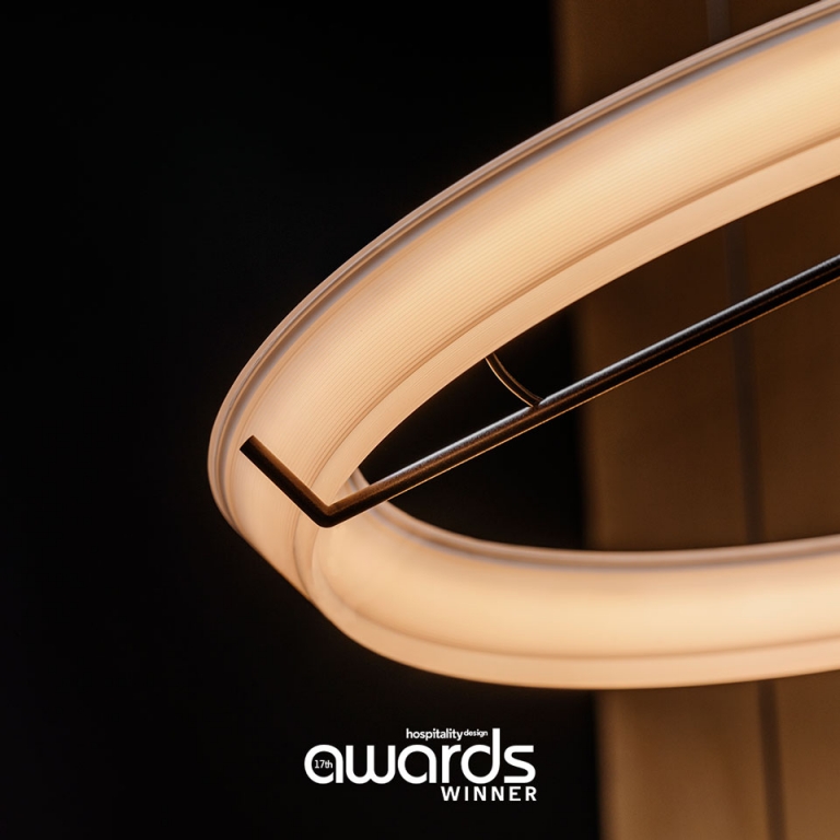 Halo Jewel di Vibia vince l'Hospitality Design Award per la migliore illuminazione